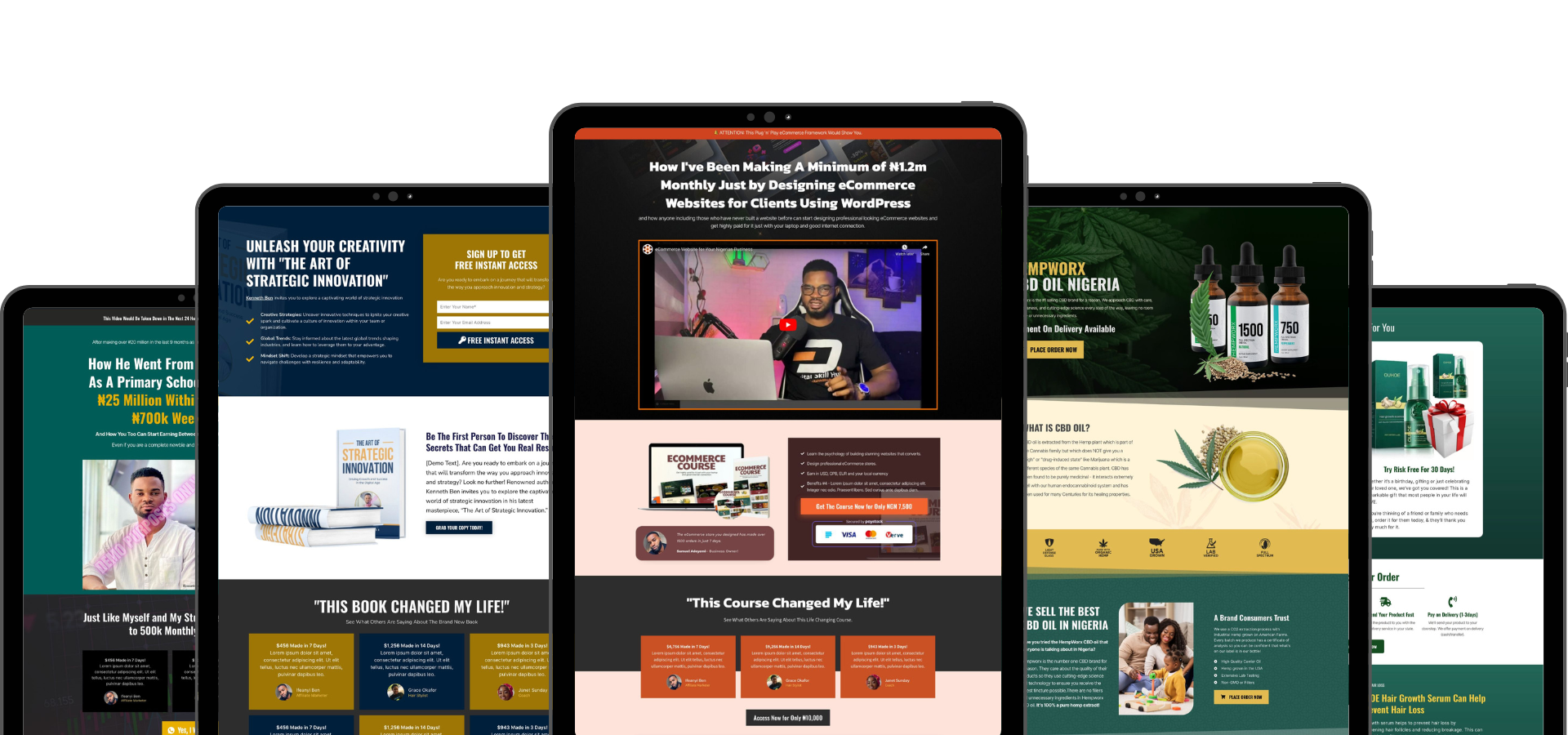 Kenneth Ben - Freelance Website Designer in Lagos Nigeria