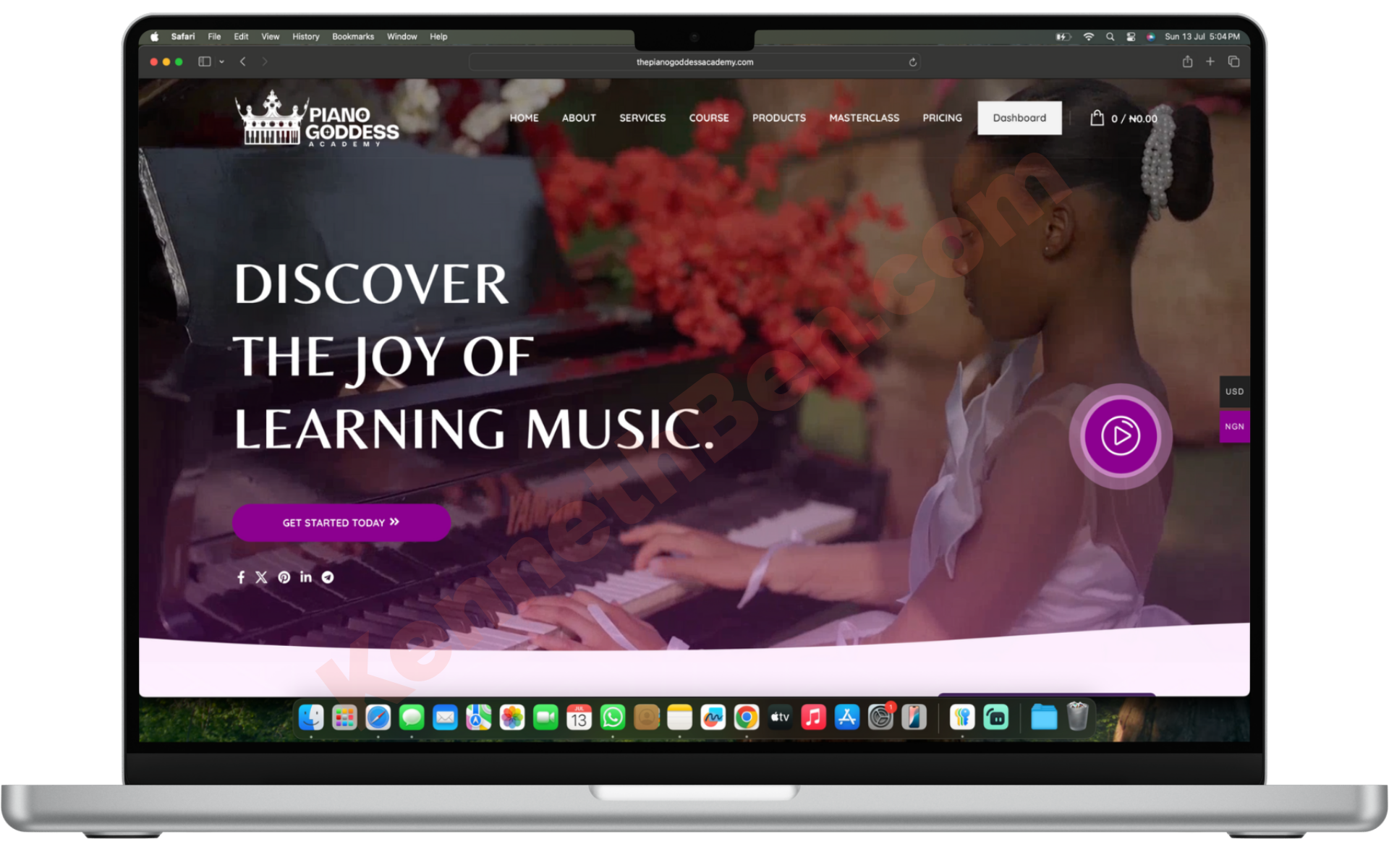 Pianogoddess-Homepage