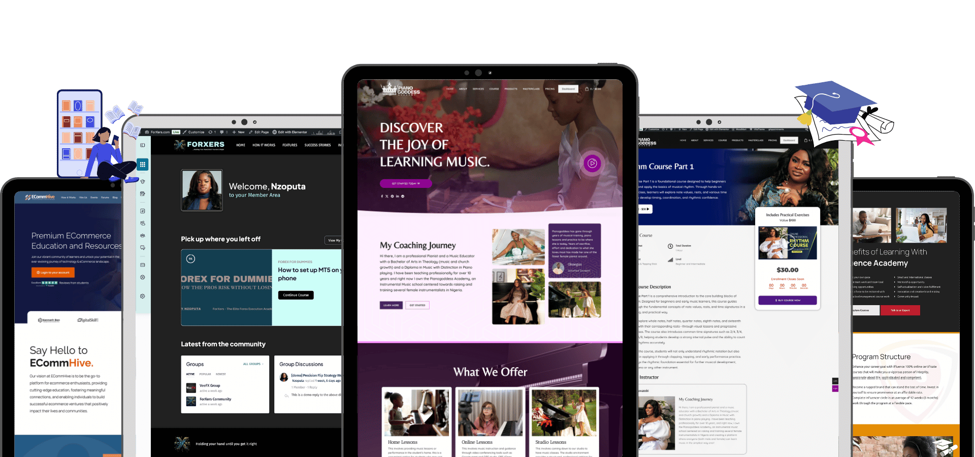 Online Course Website Designer In Nigeria
